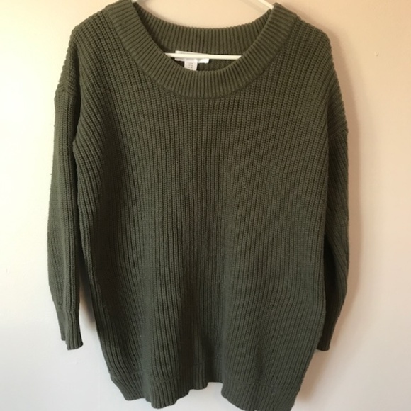 Motherhood Maternity Sweaters - Motherhood Maternity Olive Green Knit Sweater-Med